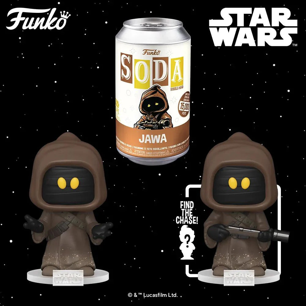 Funko Vinyl SODA: Star Wars Jawwa 15,000 Limited Edition (1 in 6 Chance at Chase)