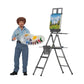 NECA - Bob Ross Clothed 8" Tall Action Figure