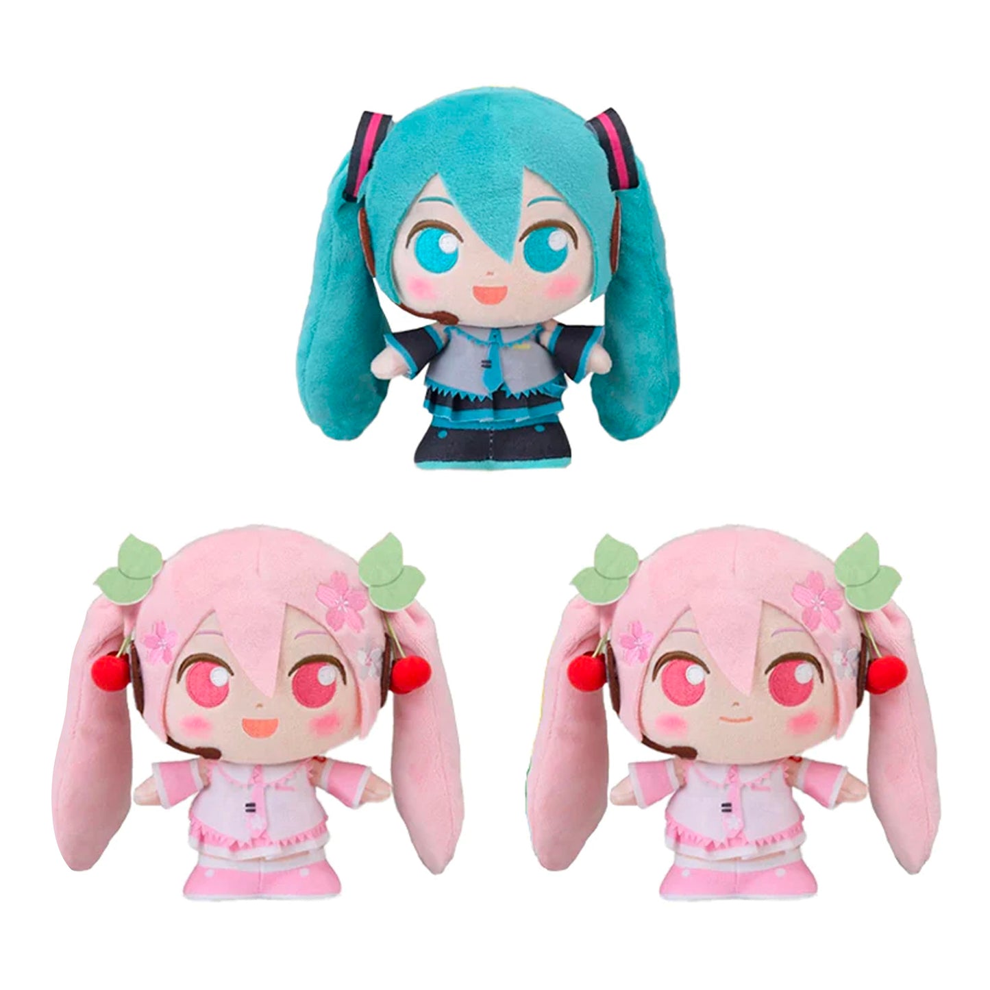 Hatsune Miku & Sakura Miku Moipon Plush